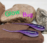 Tickle Tail Shad 2" - Glow Bug 038