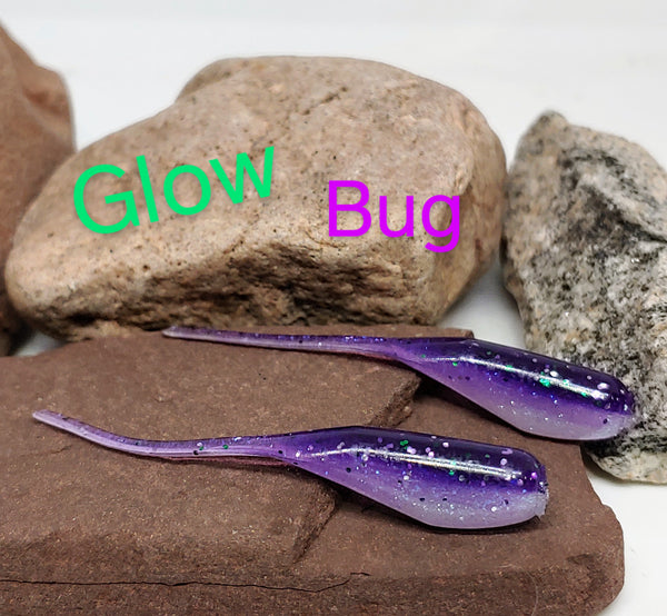 Tickle Tail Shad 2" - Glow Bug 038