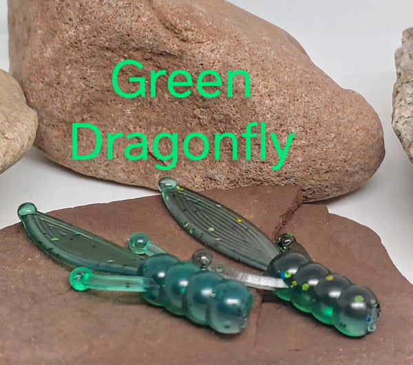 1.75" Mini Beaver - Green Dragonfly 007