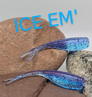 2" STINGER TUNA TAIL SHAD - ICE EM' - 092