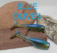 CRAPPIE SWIMBAIT 1.7" - BLUE OLIVES