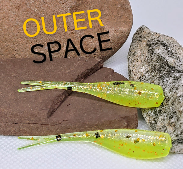 2" STINGER TUNA TAIL SHAD - Outer Space - 106