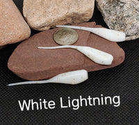 Tickle Tail Shad 2" - White Lightning 068
