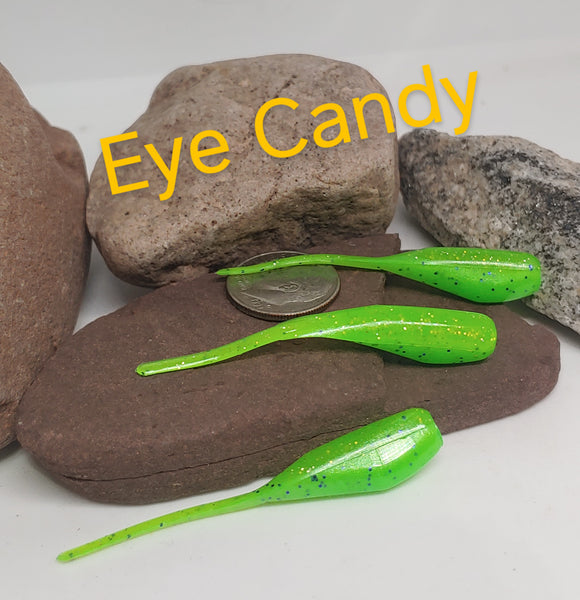 Tickle Tail Shad 2" - Eye Candy 034