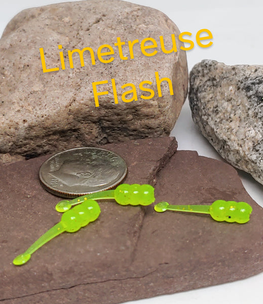 3/4" Panfish Saucer - Limetreuse Flash 046