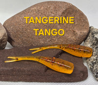 2" STINGER TUNA TAIL SHAD - Tangerine Tango - XXX