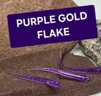 1.25" ICE Picks - PURPLE GOLD FLAKE 006