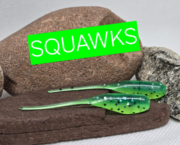 Tickle Tail Shad 2" - Sqauwks - 084