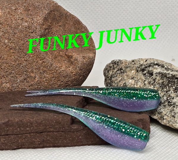 2" STINGER TUNA TAIL SHAD - Funky Junky - 148