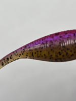 2" STINGER TUNA TAIL SHAD - Purple Top Turnip - 155