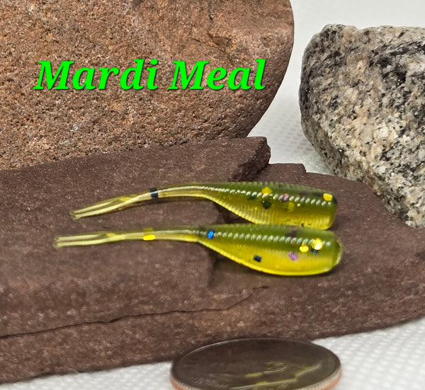 1.2" Stinger Tuna Tail Shad - Mardi Meal - 028