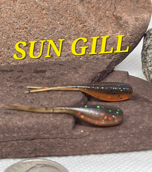 1.2" Stinger Tuna Tail Shad - SUN GILL - 000