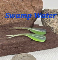 1.2" Stinger Tuna Tail Shad - Swamp Water  - 0XX