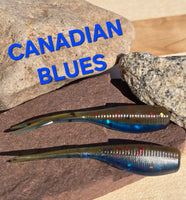 2" STINGER TUNA TAIL SHAD - Canadian Blues - 161
