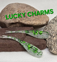 2" STINGER TUNA TAIL SHAD - Lucky Charms - XXX