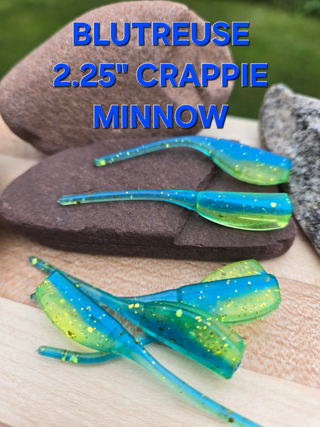 Crappie Minnow 2.25" - BLUTREUSE - 0XX