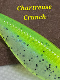 2" STINGER TUNA TAIL SHAD - CHARTREUSE CRUNCH WIS028