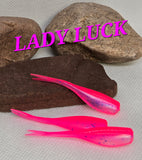 2" STINGER TUNA TAIL SHAD - LADY LUCK 116