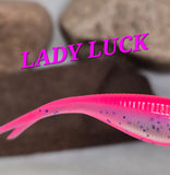 2" STINGER TUNA TAIL SHAD - LADY LUCK 116