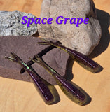 2" STINGER TUNA TAIL SHAD - SPACE GRAPE 054
