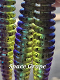 2" STINGER TUNA TAIL SHAD - SPACE GRAPE 054