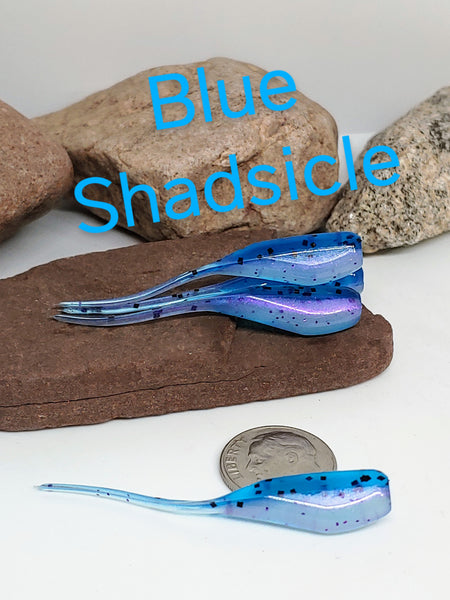 Tickle Tail Shad 2" - Blue Shadsicle 012