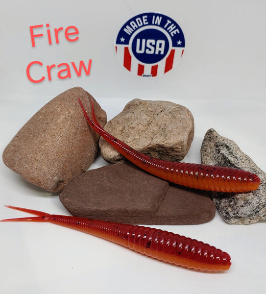 Copy of 4.25" Flicker Fluke - Fire Craw