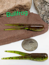 Load image into Gallery viewer, 1.75&quot; Double Tap Split Tail Shad - Bullfrog
