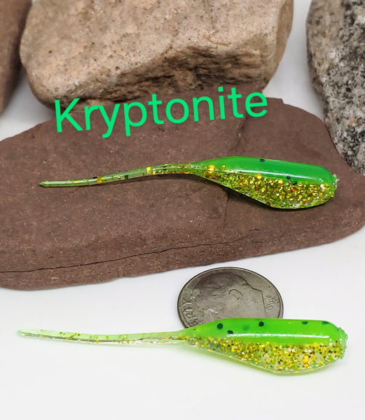 Tickle Tail Shad 2" - Kryptonite 045