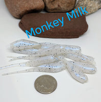 Tickle Tail Shad 2" - Monkey Milk