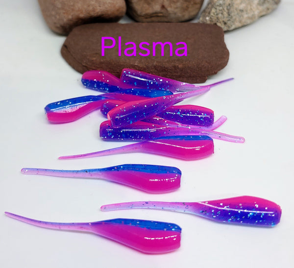 Tickle Tail Shad 2" - Plasma