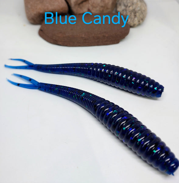 4.25" Flicker Fluke - Blue Candy