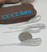 Tickle Tail Shad 2" - ICE ICE Baby 088