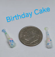 3/4" Panfish Saucer - Birthday Cake 002